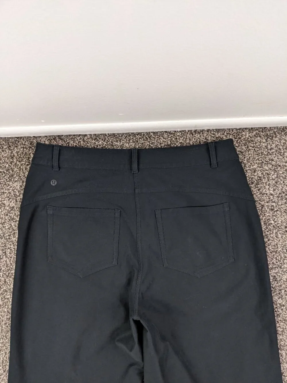 Lululemon Pants Womens 32 Black City Sleek 5 Pocket Wide Leg High Rise Utilitech